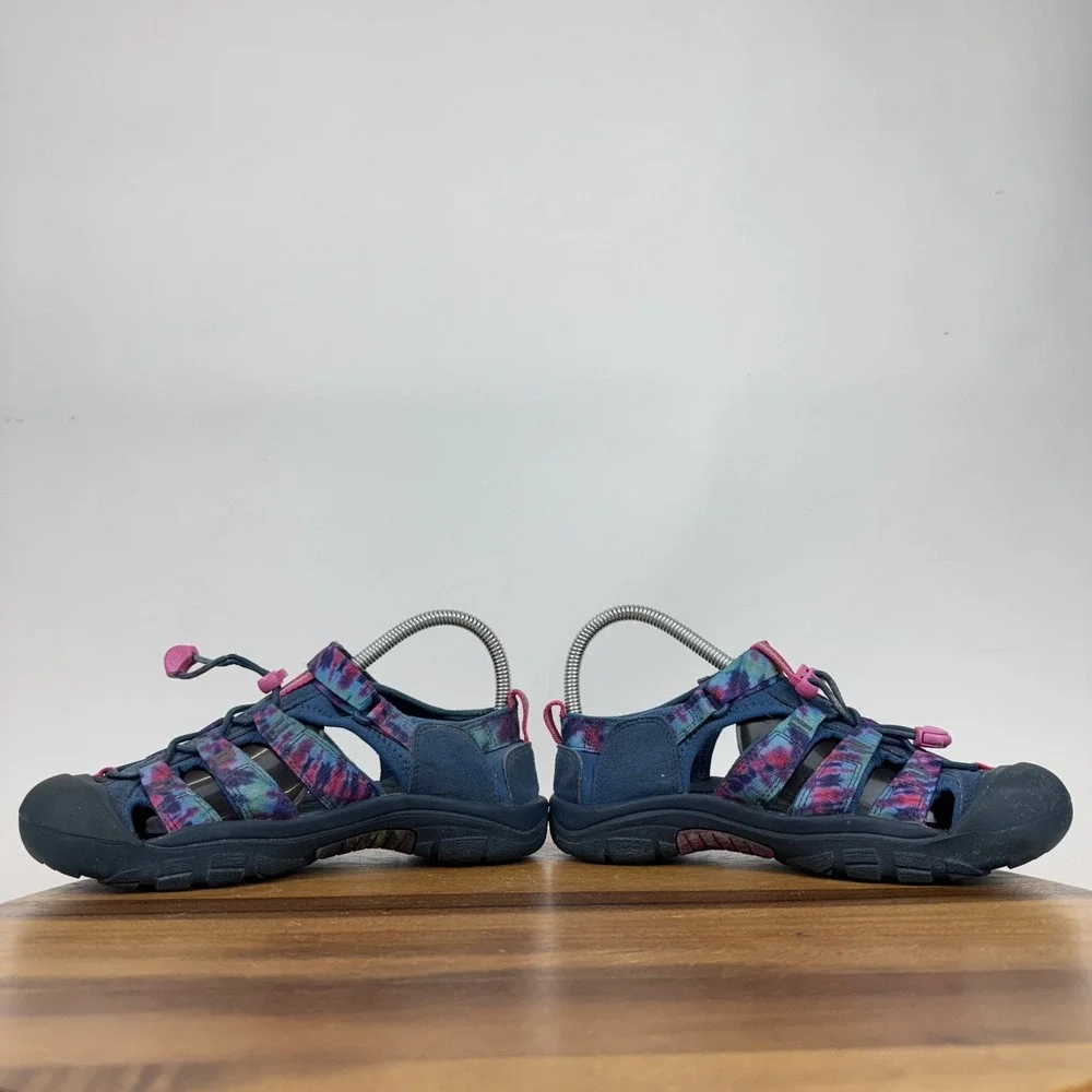 Childrens Big Kids Keen Newport H2 Waterproof Blue Shoes‎ Sandals Size 4 Y GUC